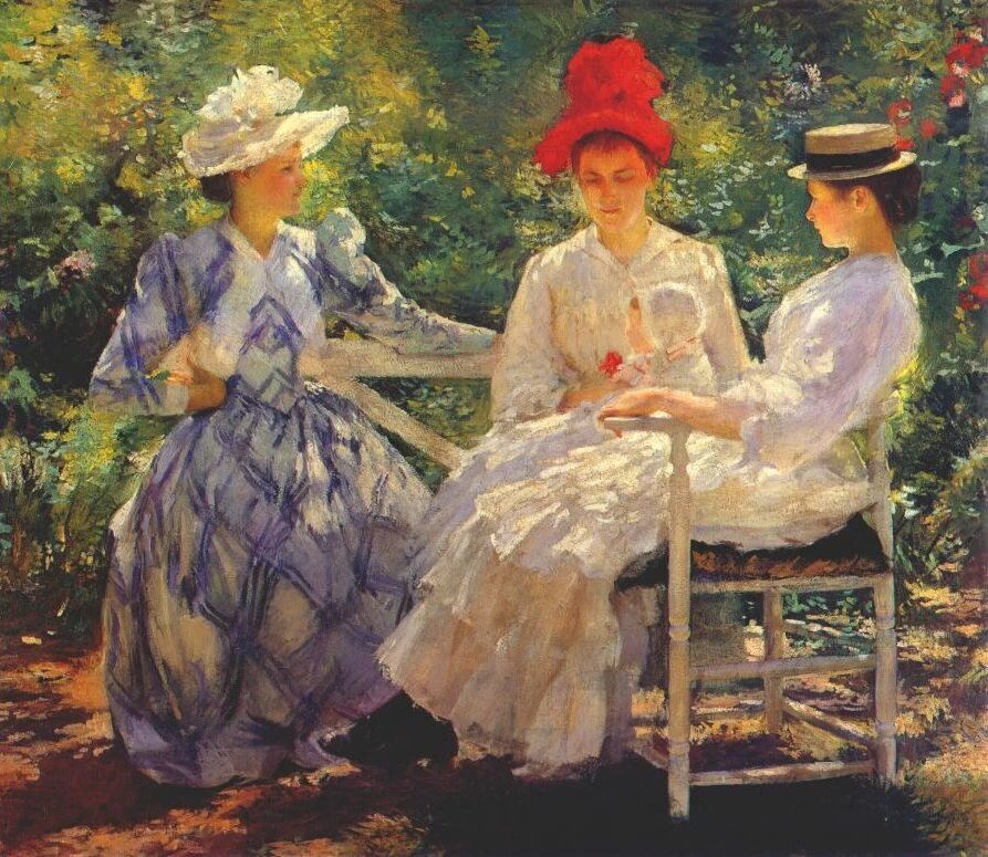 Edmund Tarbell - Le tre sorelle, Museum of Fine Arts, Boston